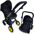 Baby Doll Car Seat and Stroller Combo - Black